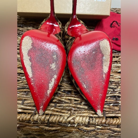 Christian Louboutin So Kate Cheetah Print Pumps - Picture 7 of 10